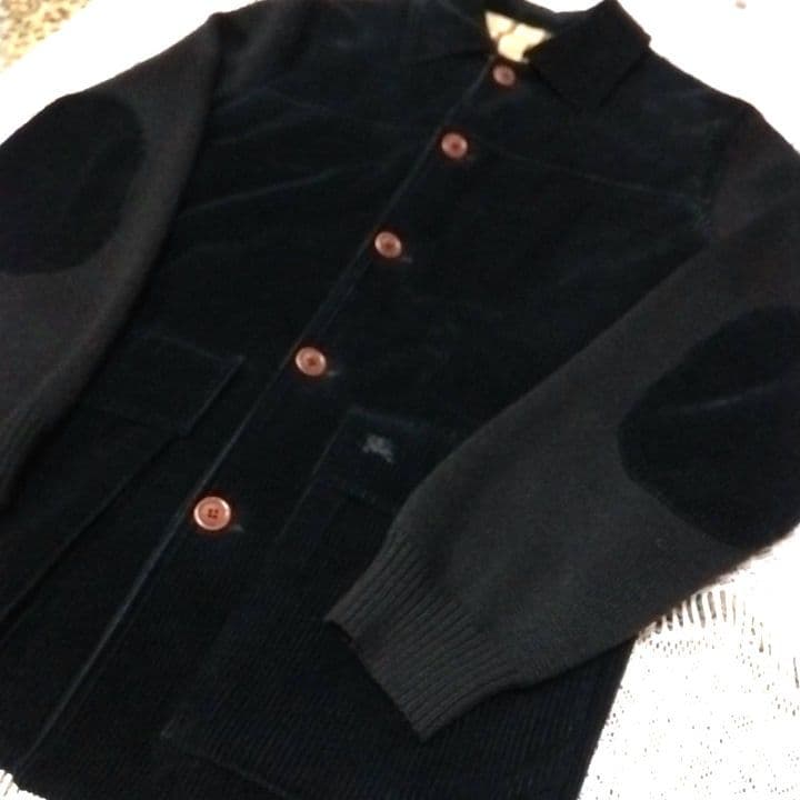 年始大幅値引き　希少　バーバリーロンドン　コーデュロイ　ニット　　ノバチェック