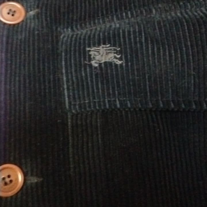 年始大幅値引き　希少　バーバリーロンドン　コーデュロイ　ニット　　ノバチェック