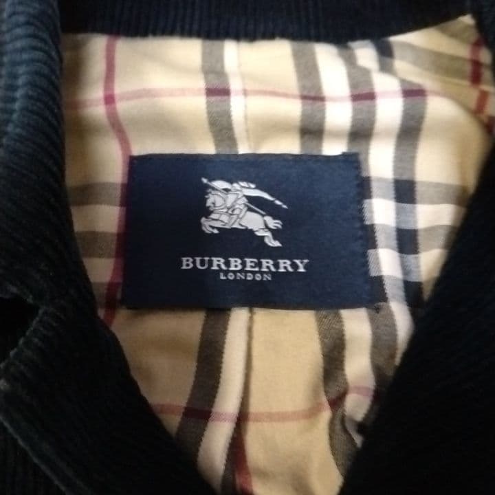 年始大幅値引き　希少　バーバリーロンドン　コーデュロイ　ニット　　ノバチェック