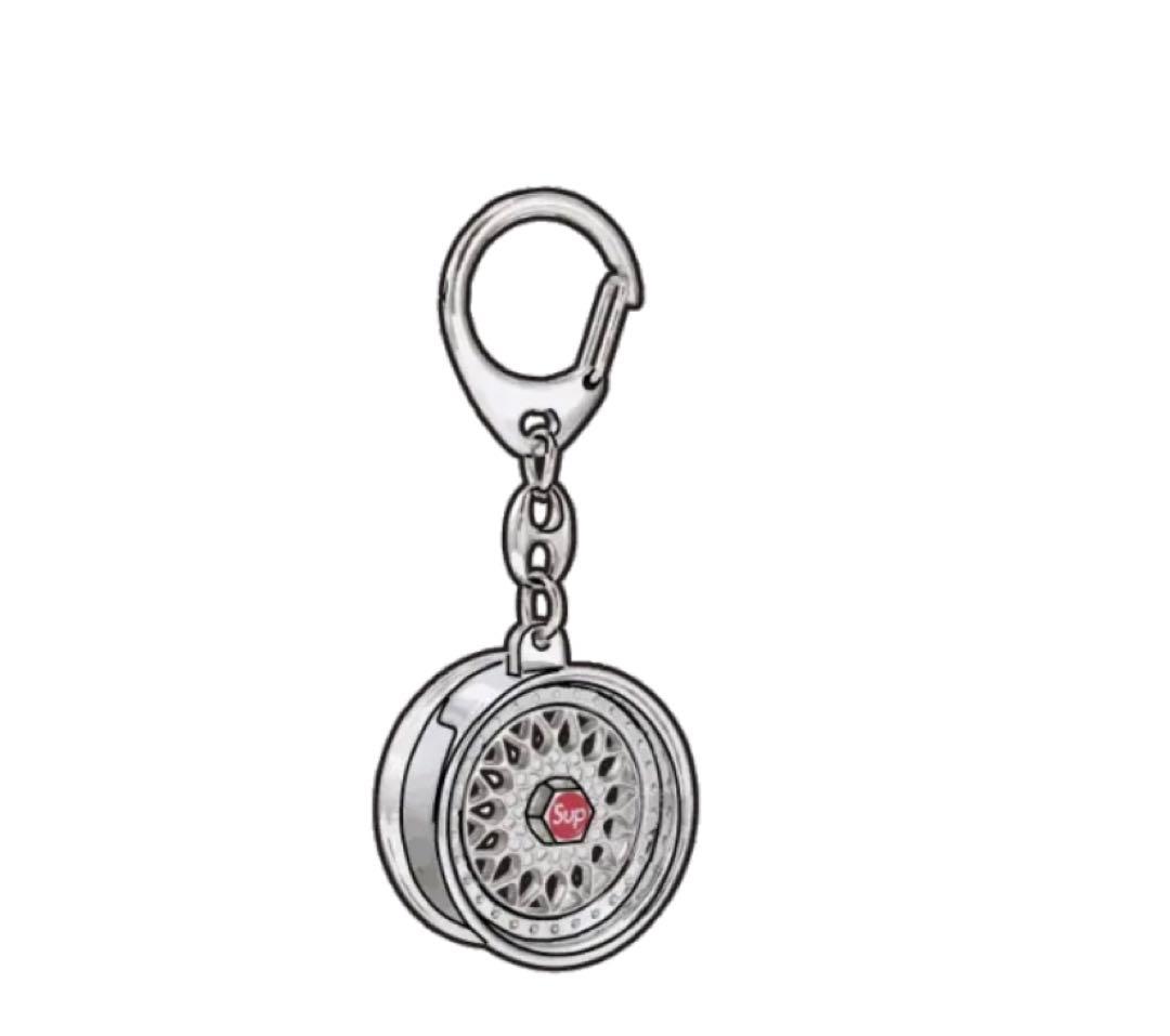 Supreme x BBS RS Rim Keychain シルバー 新品