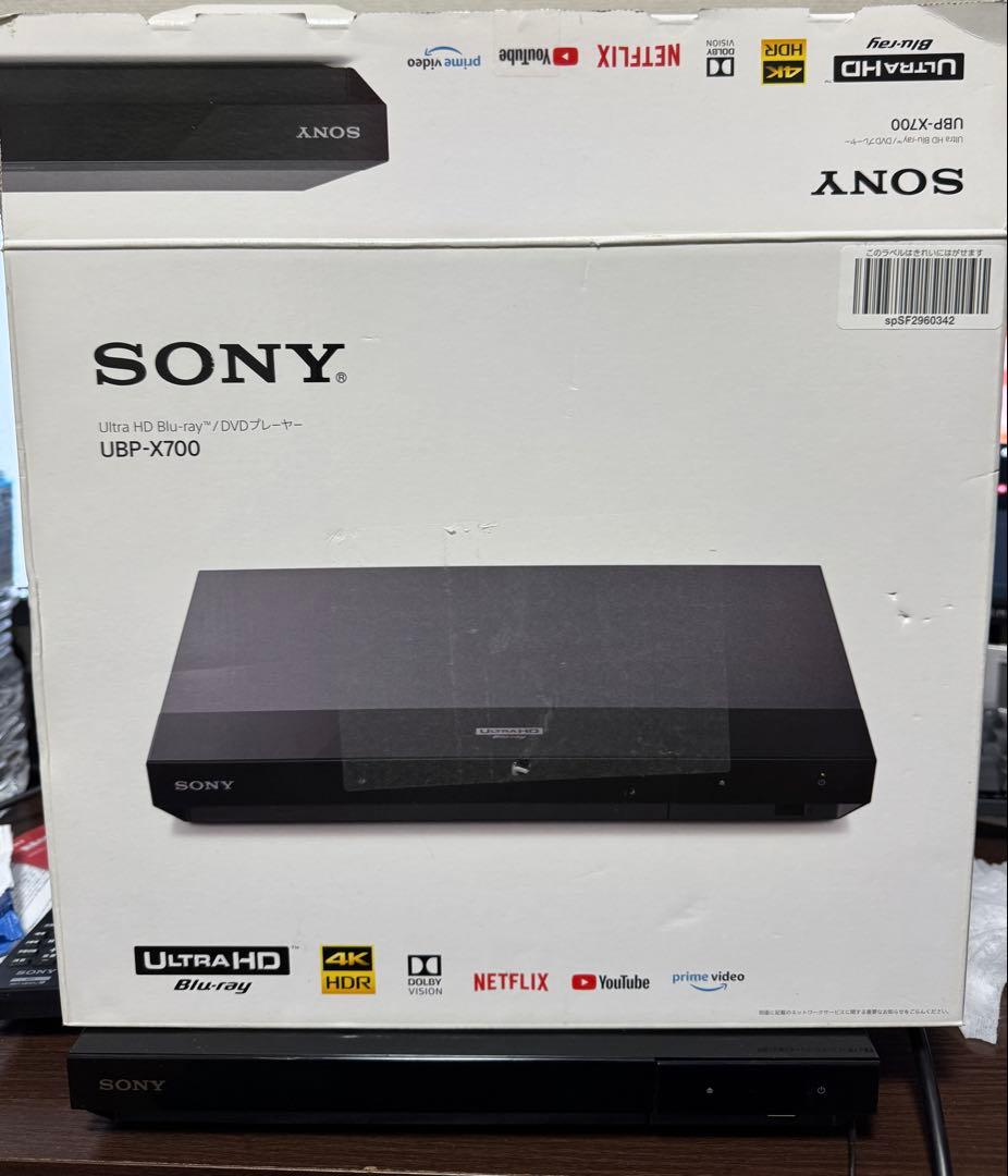 SONY　UBP-X700　UltraHD ブルーレイ/ DVDプレーヤー