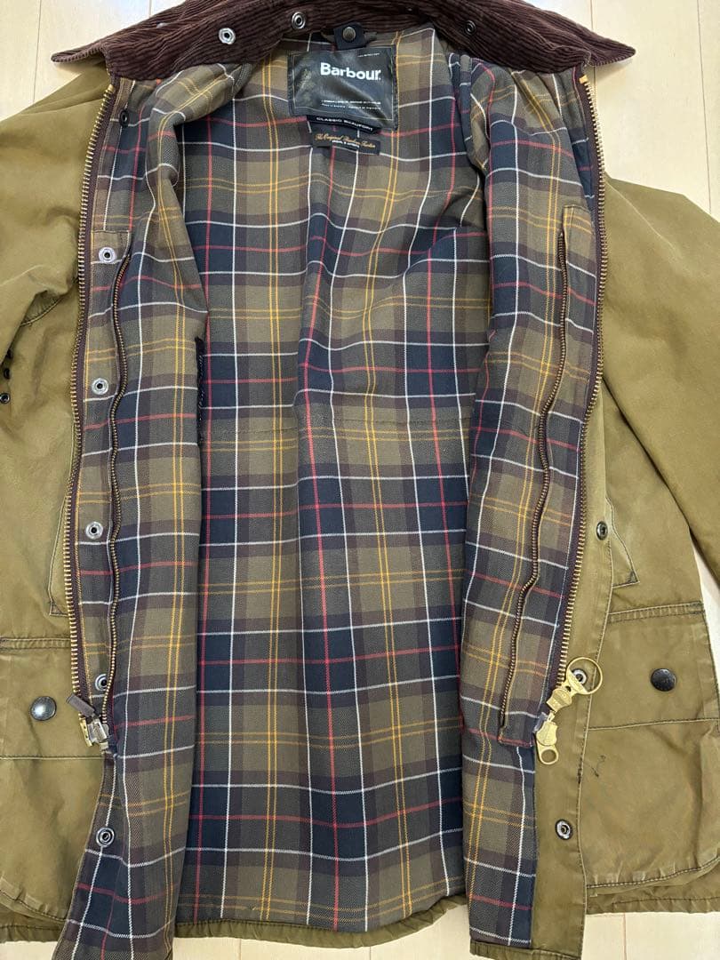 オイル完抜き BARBOUR BEAUFORT size:40 英国製