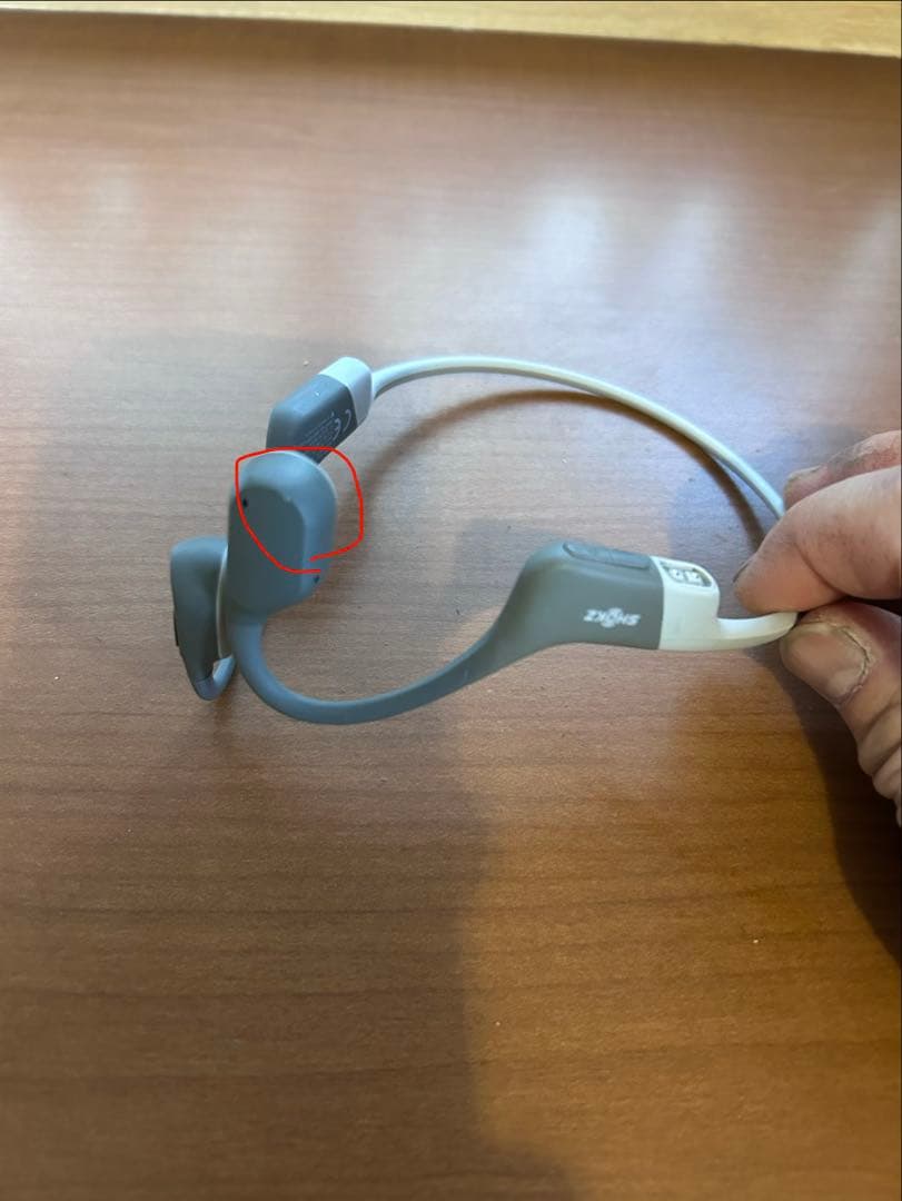 SHOKZ OPENRUN 骨伝導ワイヤレスイヤホン グレー