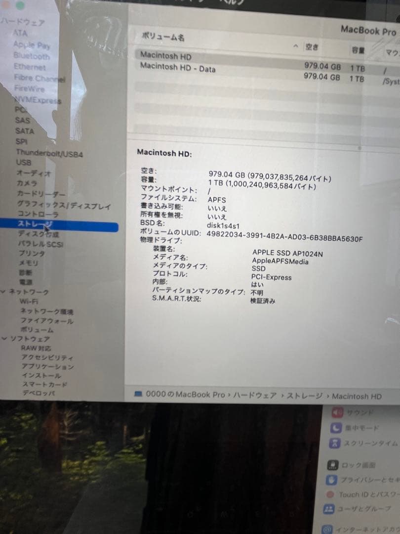 MacBook Pro 16インチ / i9/32GB/1TB/8コア/2019