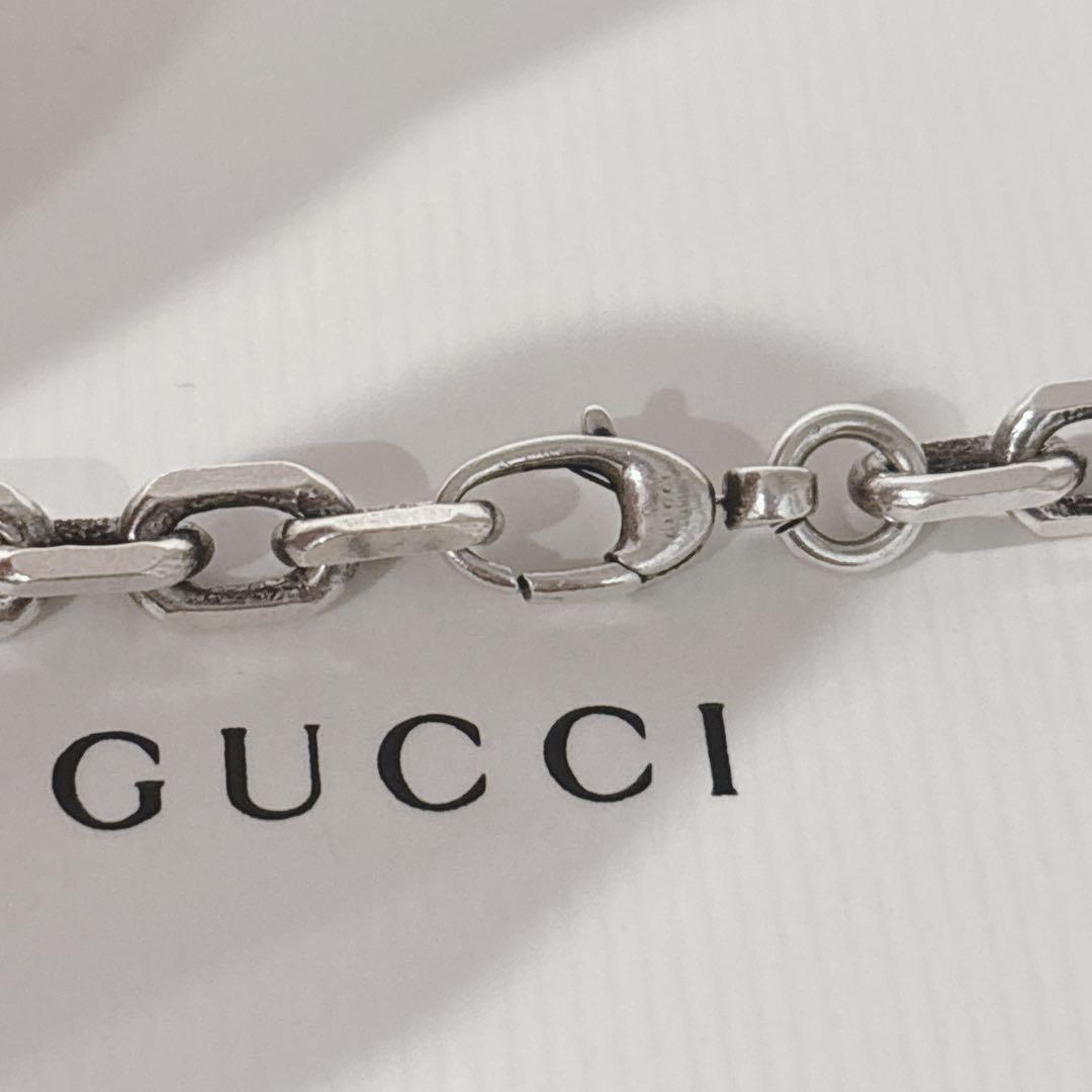 GUCCI グッチ　インターロッキング　ネックレス　シルバー