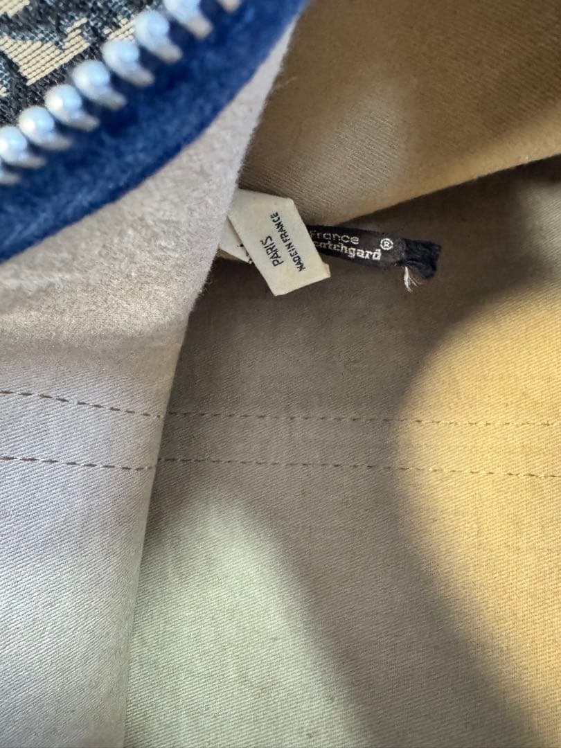 Christian Dior ディオール　ネイビー　トロッター　ボストンバッグ