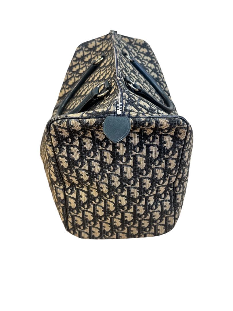 Christian Dior ディオール　ネイビー　トロッター　ボストンバッグ