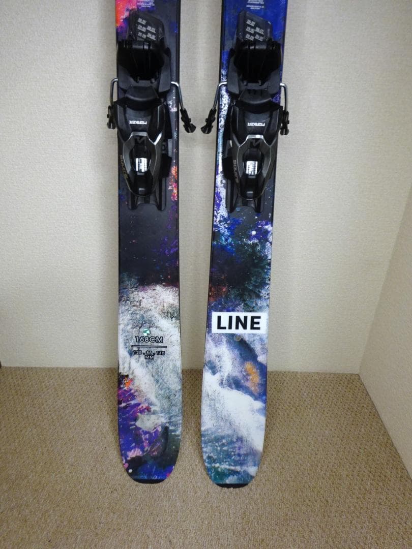 未使用　パウダー　BCスキー　LINE PANDORA 85 マーカービン付