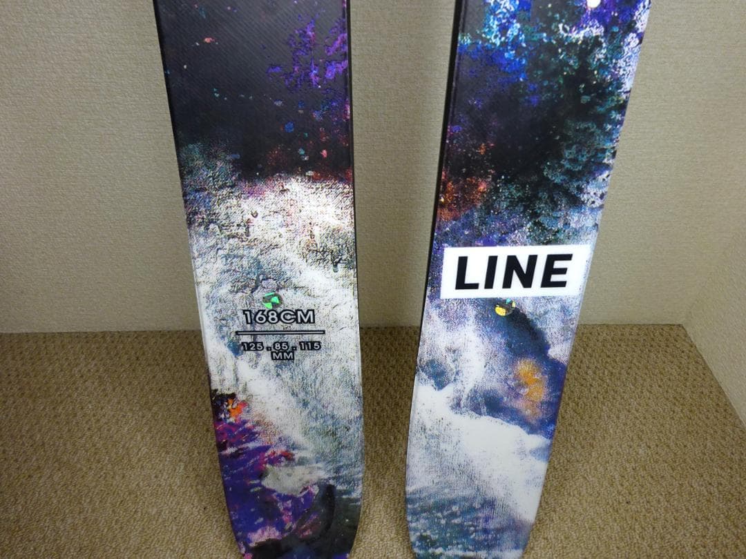 未使用　パウダー　BCスキー　LINE PANDORA 85 マーカービン付