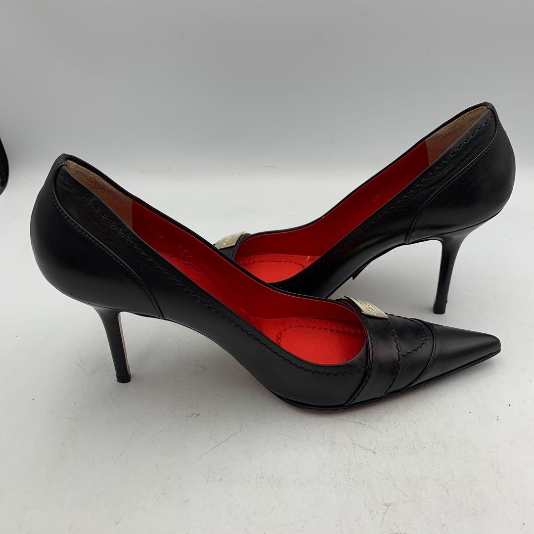 V334 ドルチェ&ガッバーナ パンプス 38.5 約24cm ブラック