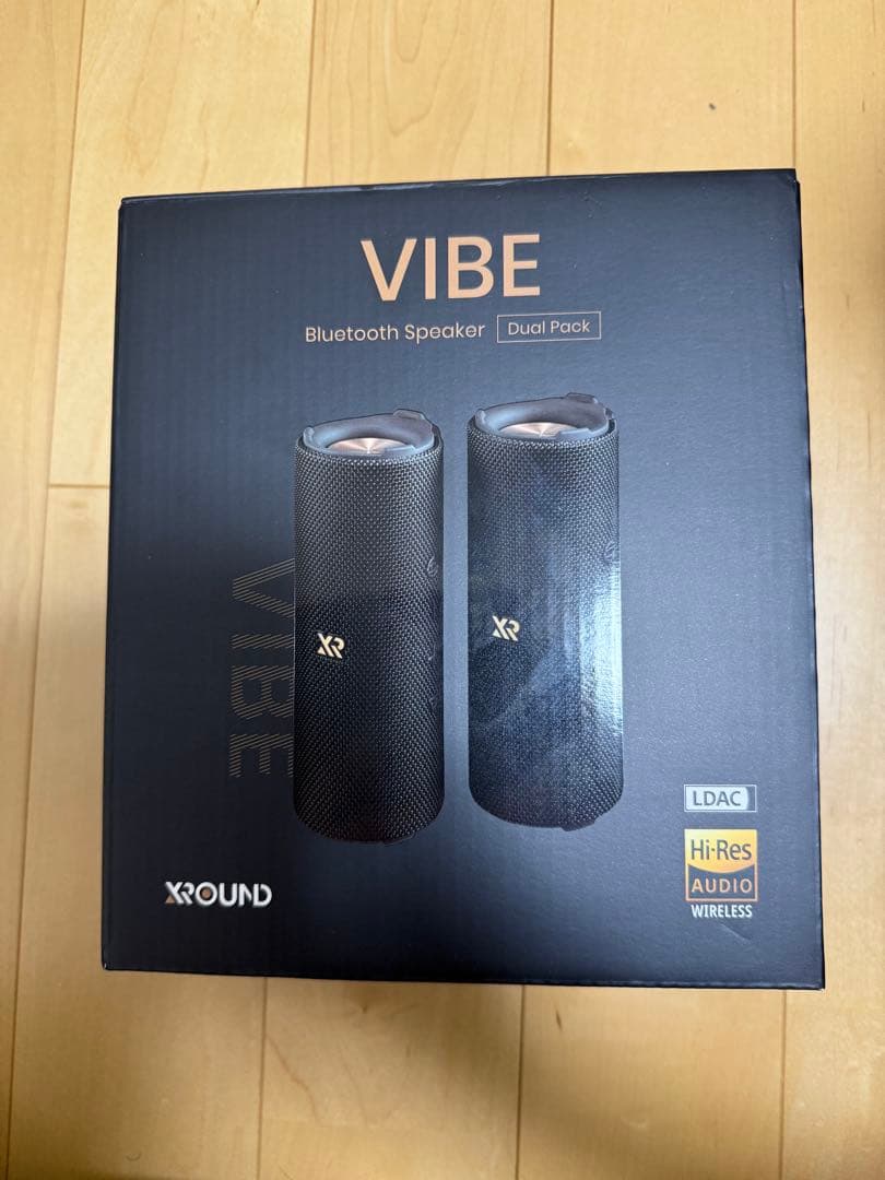 XROUND VIBE Bluetoothスピーカー デュアルパック　未使用品