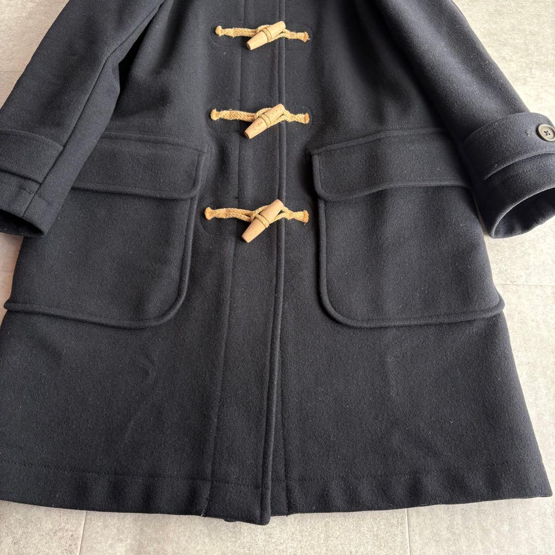 MHL. メルトンウール ダッフルコート ネイビー Ⅰ