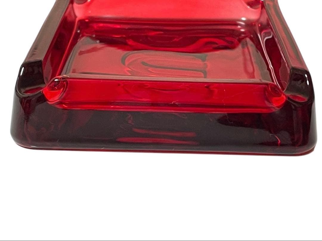 【Supreme】Debossed Glass Ashtray Red / 灰皿
