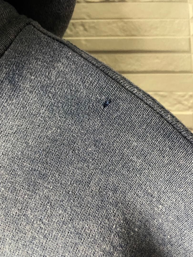 90s 鬼フェードRUSSELL フルジップスウェット　フーディ　パーカー　無地