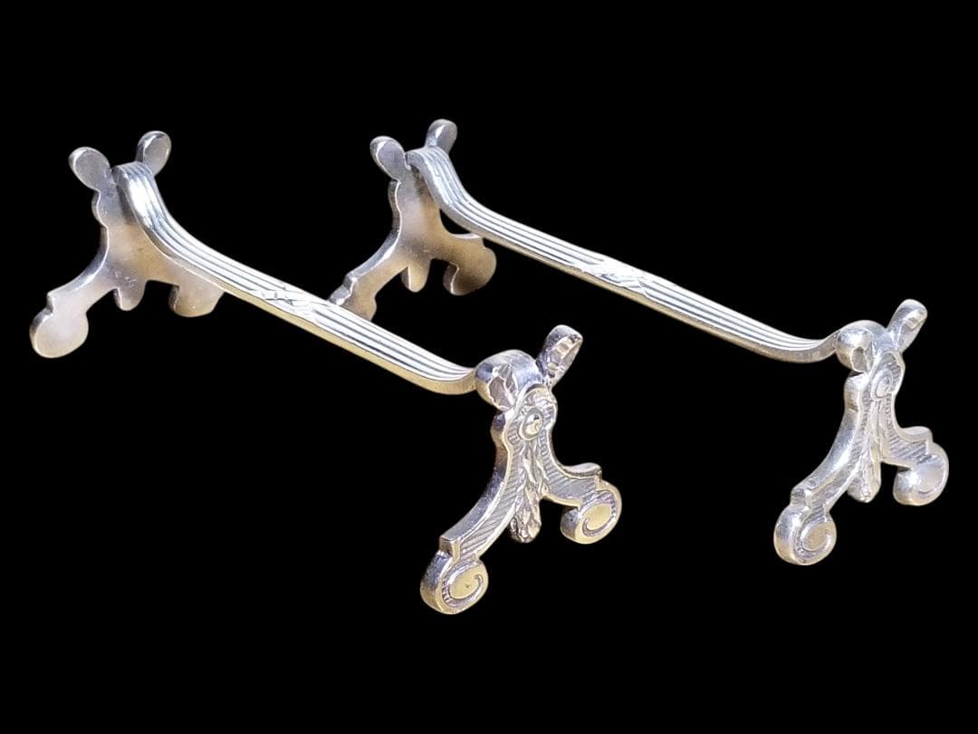 ⭐廃番品⭐クリストフル リュバン ナイフレスト 2本 リボン 箸置き シルバー