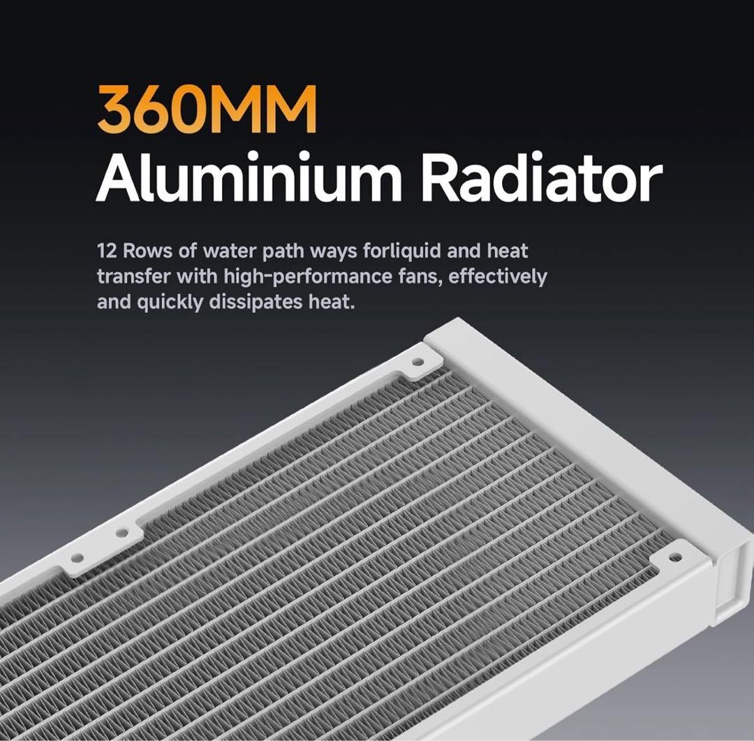 T*K様 Ocypus IotaL36 CPUクーラー 360MM 簡易水冷