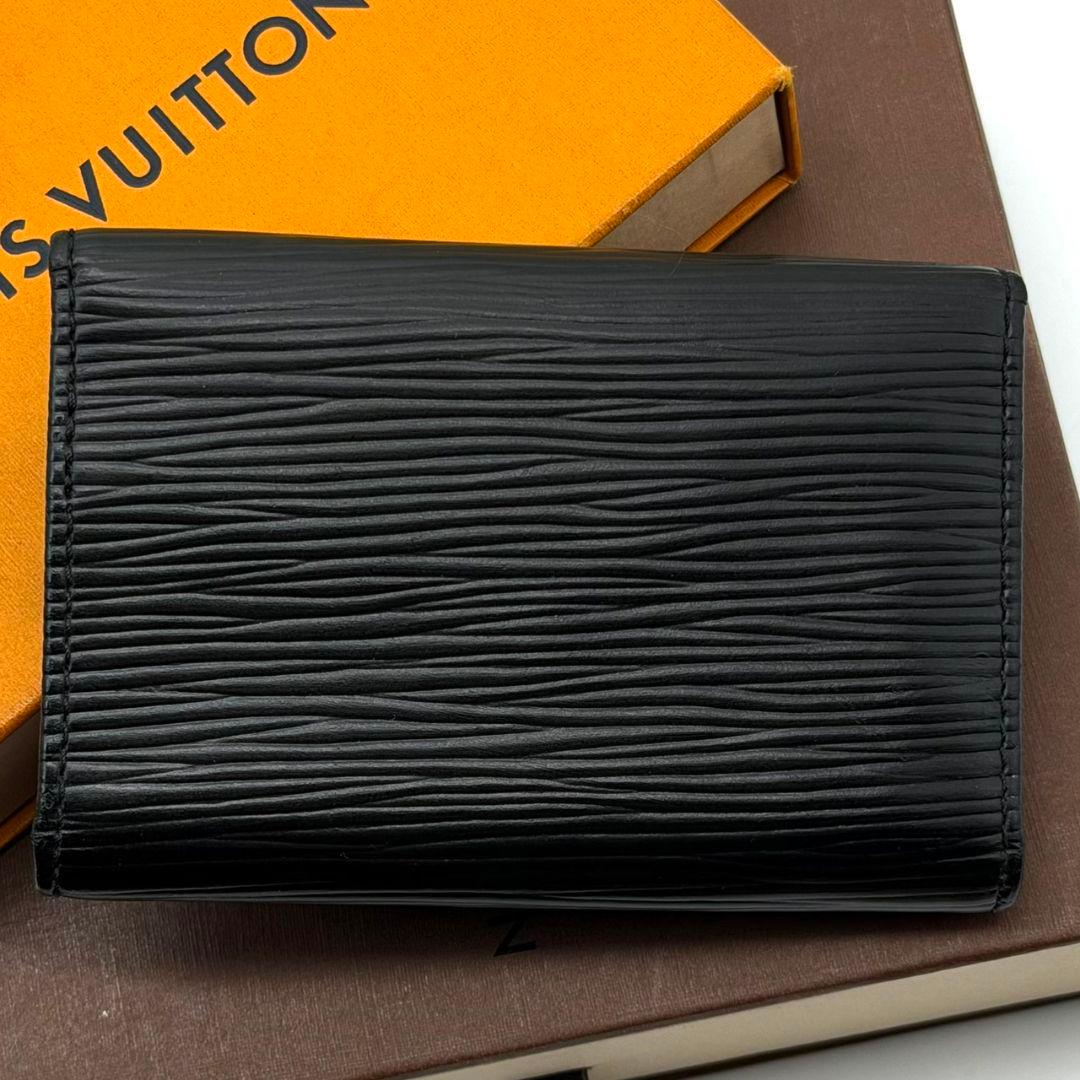 良品 ルイヴィトン エピ ミュルティクレ6 黒 ブラック キーケース 鍵 6連