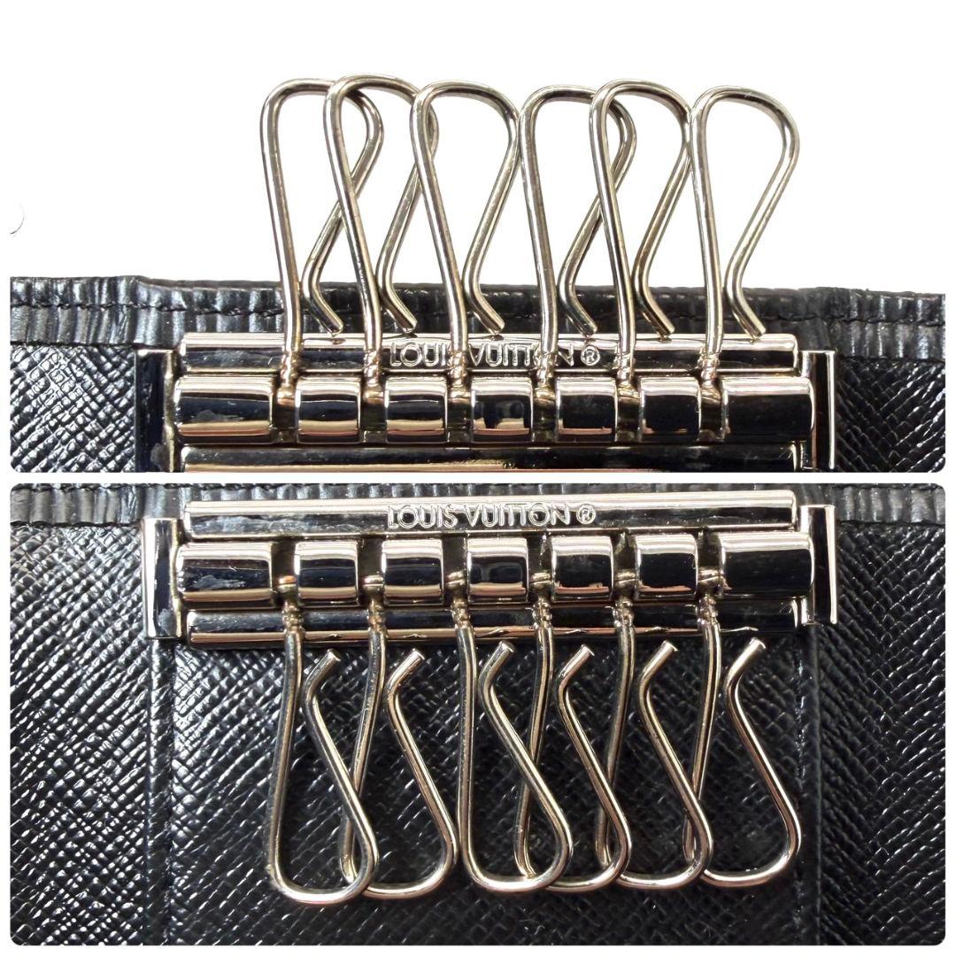 良品 ルイヴィトン エピ ミュルティクレ6 黒 ブラック キーケース 鍵 6連