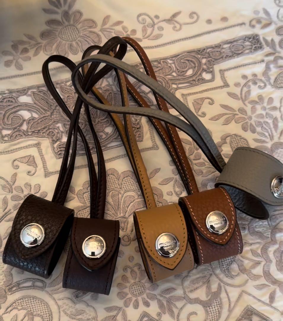 新品☆ミチノパリ　グローブホルダー　キャメル色　ルテス オデオン