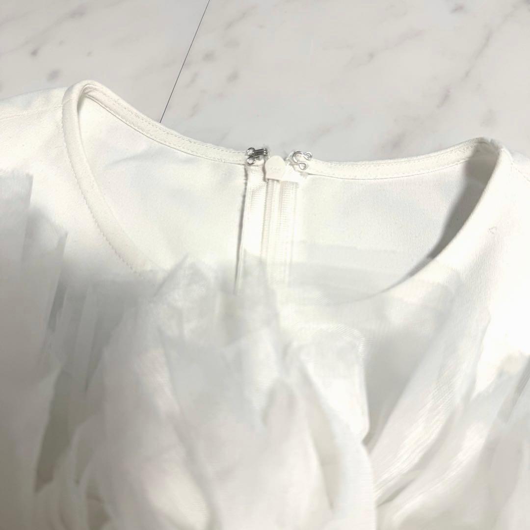 【美品】Acka. tulle shoulder blouse チュールブラウス