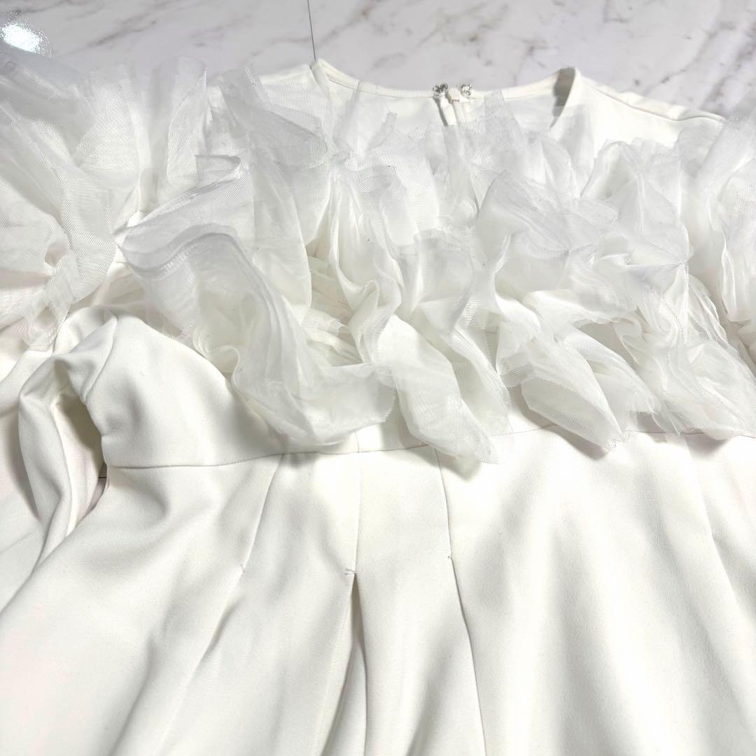 【美品】Acka. tulle shoulder blouse チュールブラウス