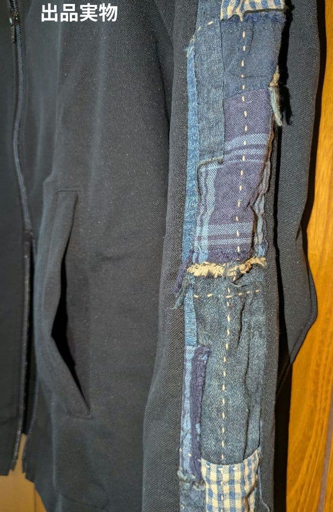 【KUON】Track Jacket UPCYCLED BORO TYPE02