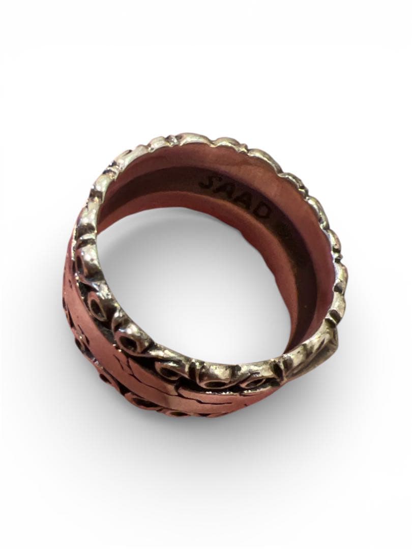 SAAD シルバーリング 専用ポーチ付き　11号