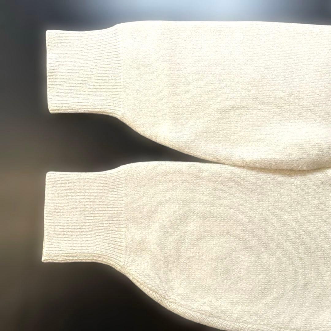 FRAY I.D ショートニットフーディ F アイボリー 定価19,800円