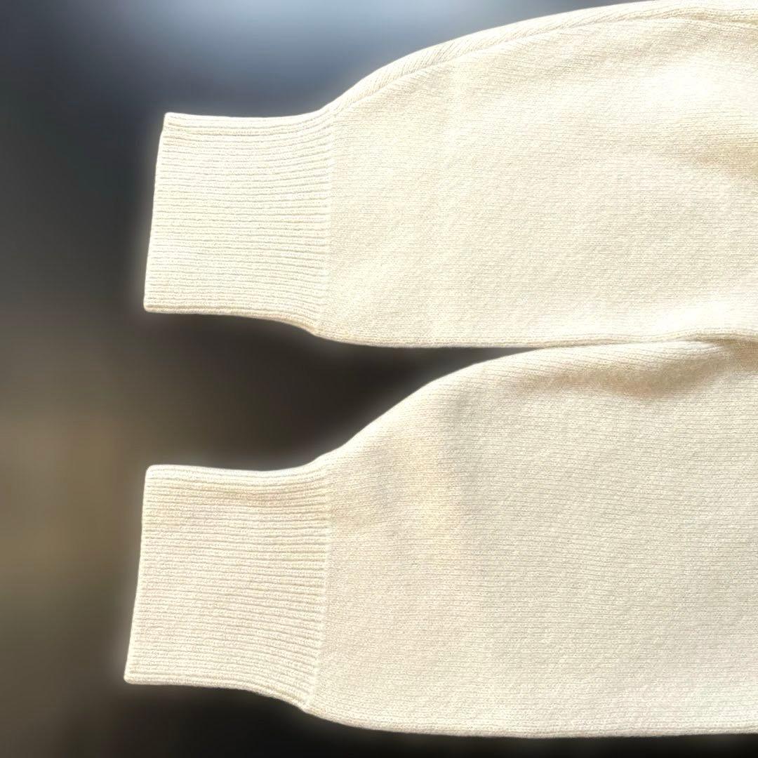 FRAY I.D ショートニットフーディ F アイボリー 定価19,800円