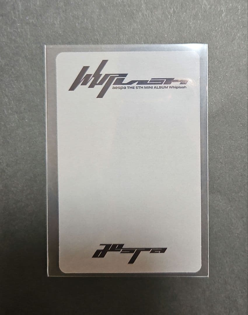aespa Whiplash タワレコ ウィンター 外付け特典 トレカ エスパ