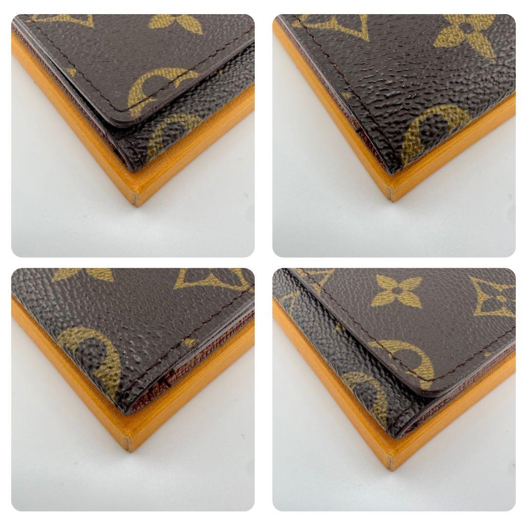 美品 ルイヴィトン アンヴェロップ カルト ドゥヴィジット モノグラム 名刺入れ