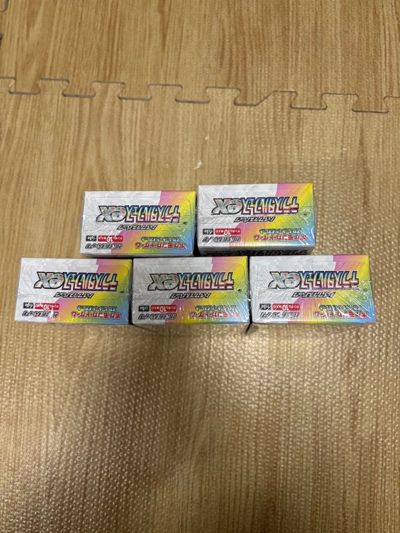 ポケモンカードゲーム　テラスタルフェスex 5BOX 未開封　シュリンク付き