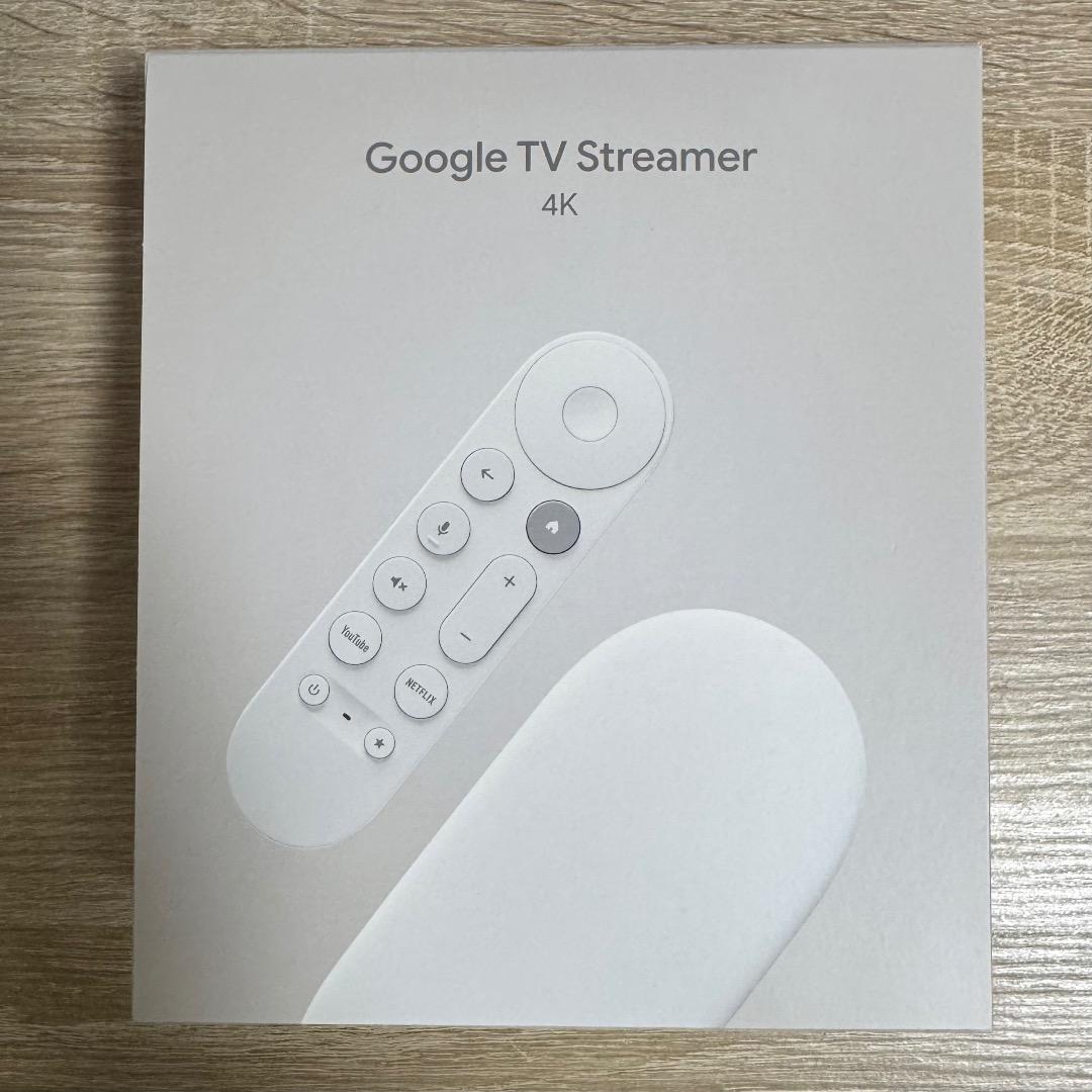 【新品未開封】Google TV Streamer 4K 音声リモコン付き