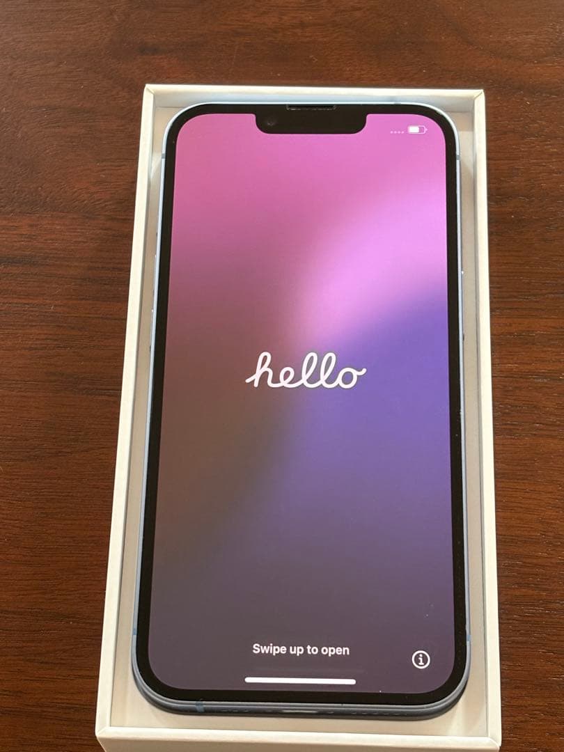 美品！Apple iPhone 14/128G/ブルー箱あり