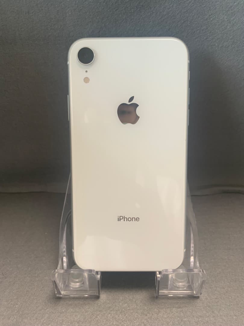 美品　国内版　SIMフリー　iPhoneXr 64GB ホワイト色