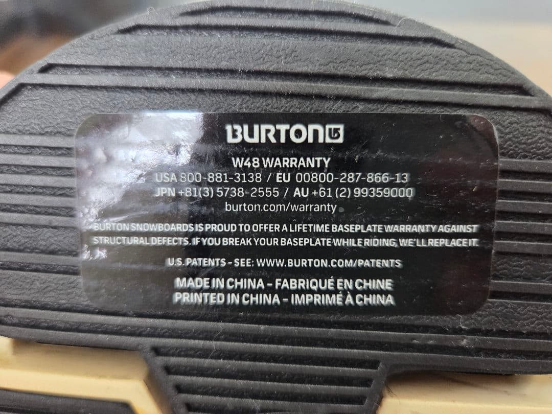 Burton Mission ビンディング Mサイズ ブラック/ナチュラルウッド