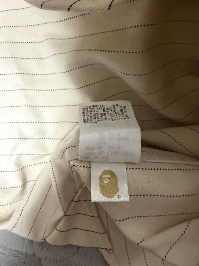 A Bathing Ape アベイシングエイプ ベースボールシャツ良USED