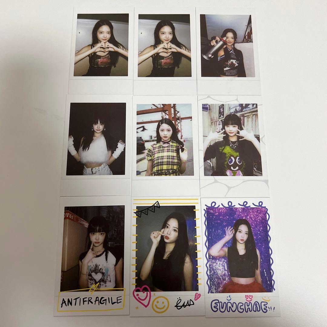 LESSERAFIM「ANTIFRAGILE」インスタントフォトカード　ウンチェ