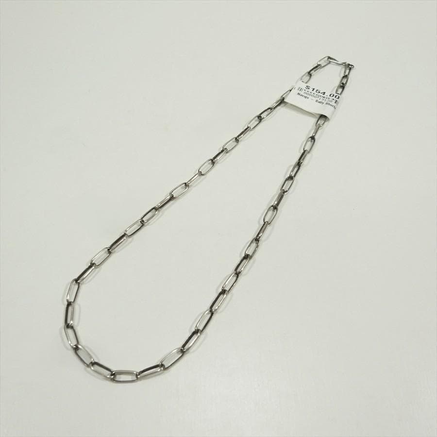 Navajo Sally Shirley シルバーチェーンネックレス