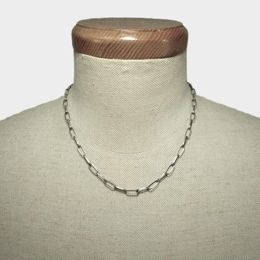 Navajo Sally Shirley シルバーチェーンネックレス