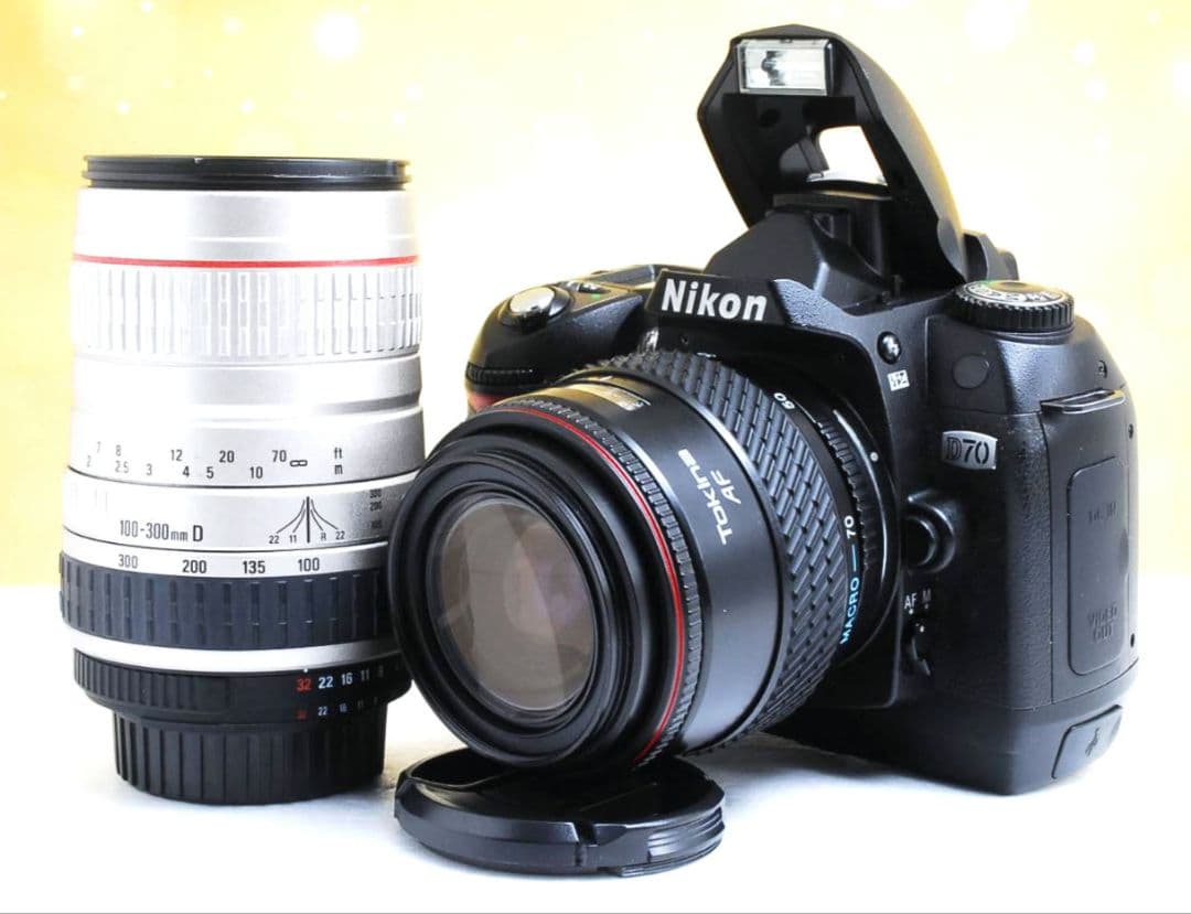 NIKON　D70　ダブルレンズ　初心者⚡️一眼レフ⚡️超望遠⚡️ニコン
