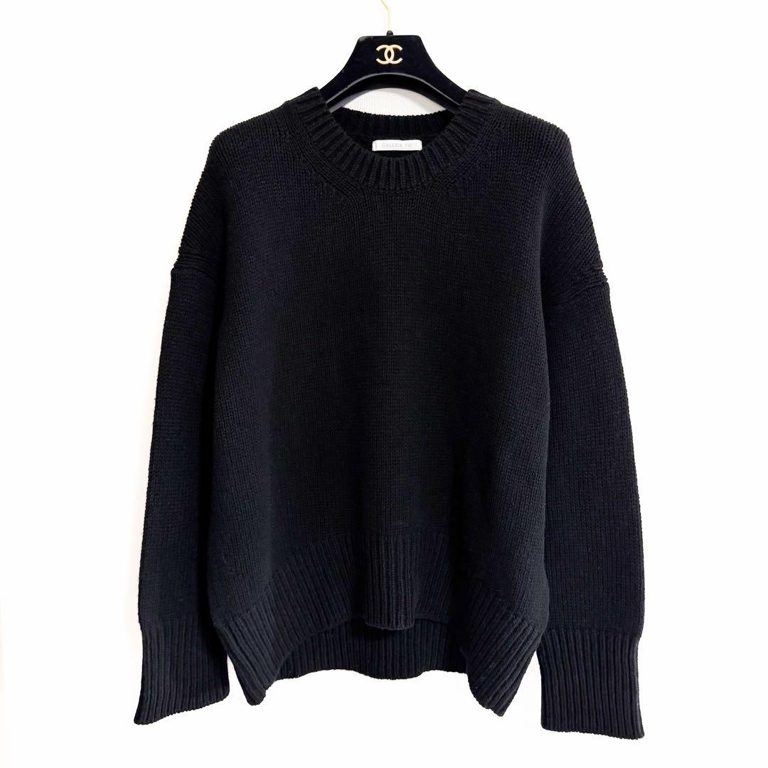 GALERIE VIE ファインウール クルーネックプルオーバー