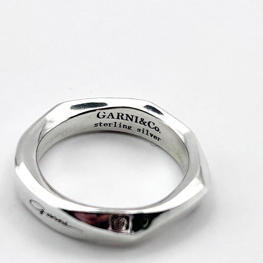 【美品】GARNI ガルニ リング クロッケリー M シルバー 16号 925