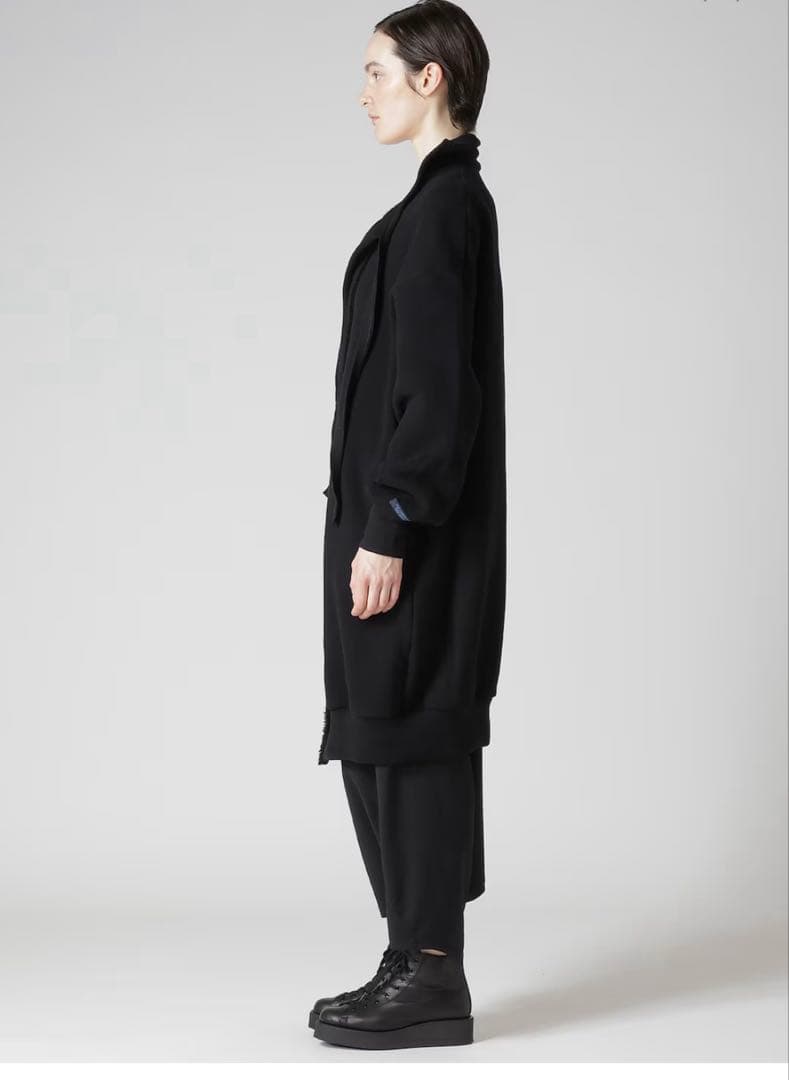 yohjiyamamoto 2025AW スウェットロングパーカー