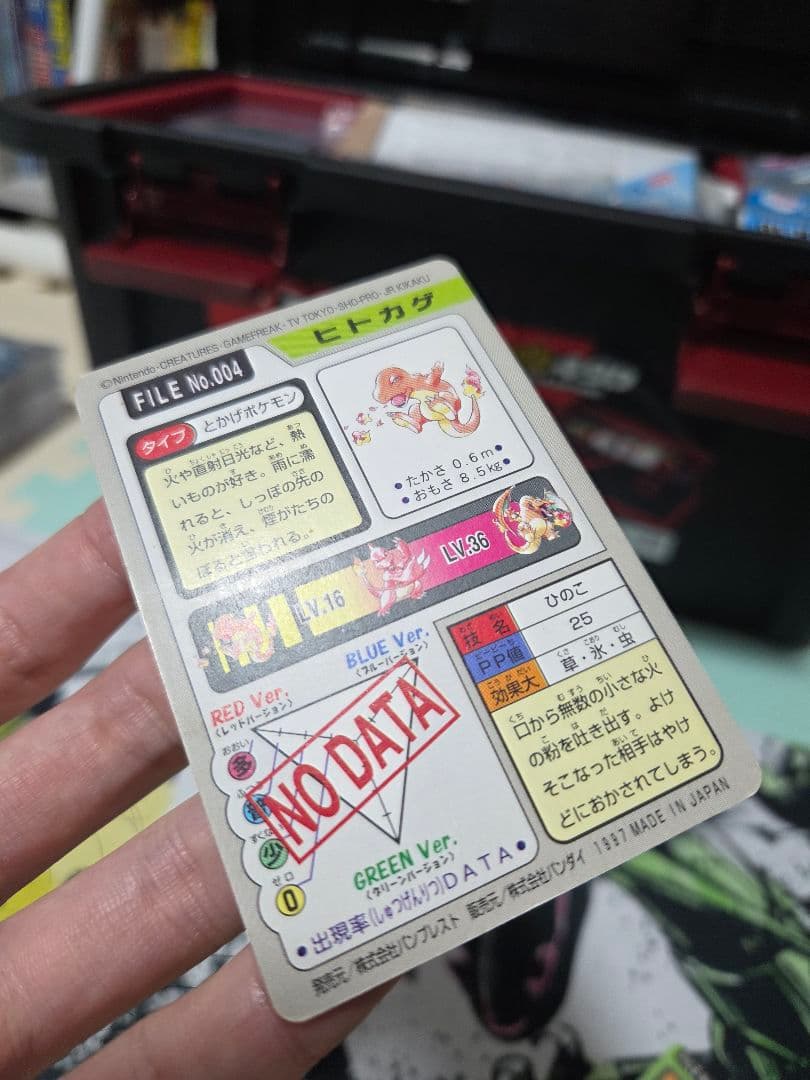 リザードン FILE No.006(No.4 ヒトカゲ、No.5 リザード付)