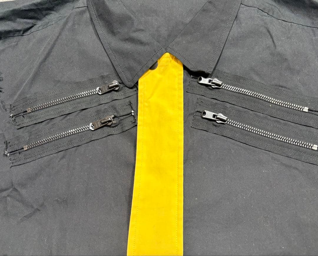 NUMBER (N)INE 04SS ドリーム期 袖切りっぱなしジップベスト