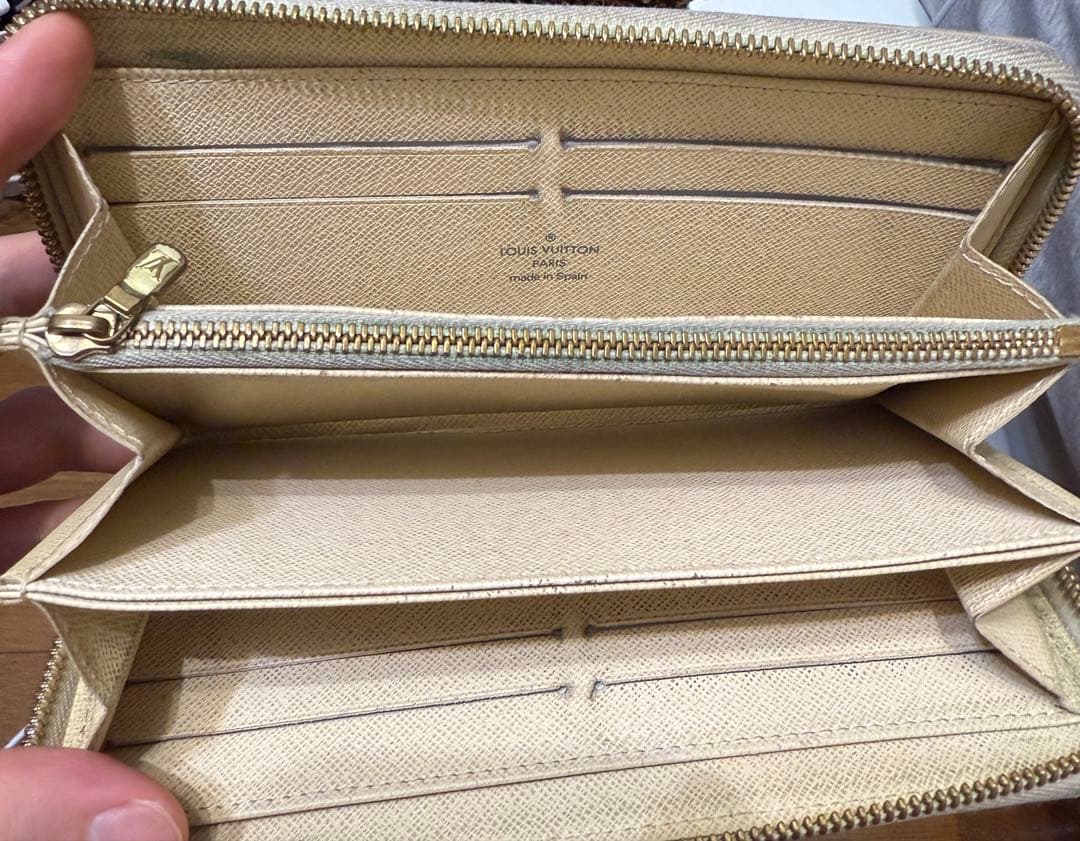 【送料無料】ルイヴィトン Louis Vuitton ダミエ柄 長財布