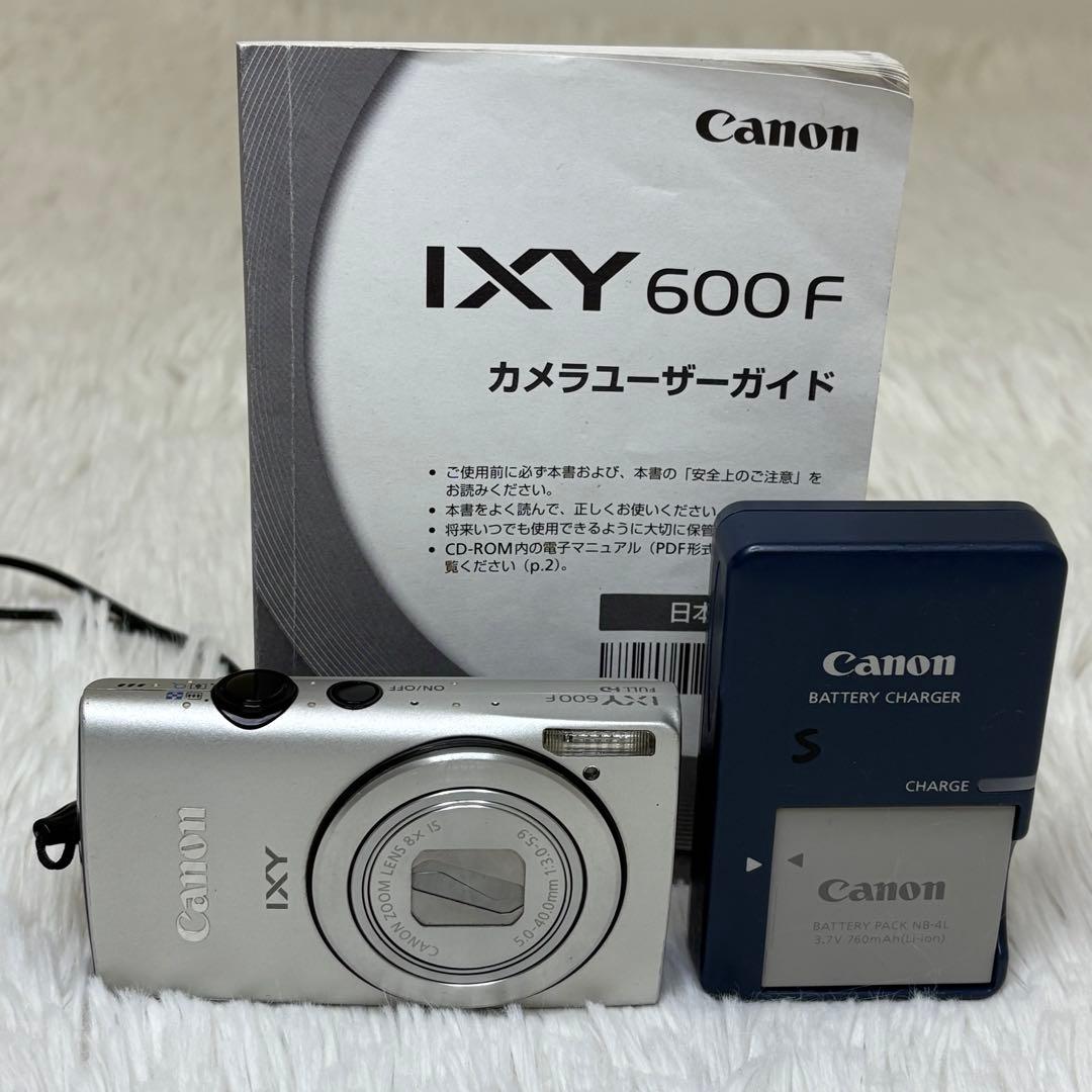 Canon IXY 600F PC1676 充電器 説明書　コンデジ　動作品