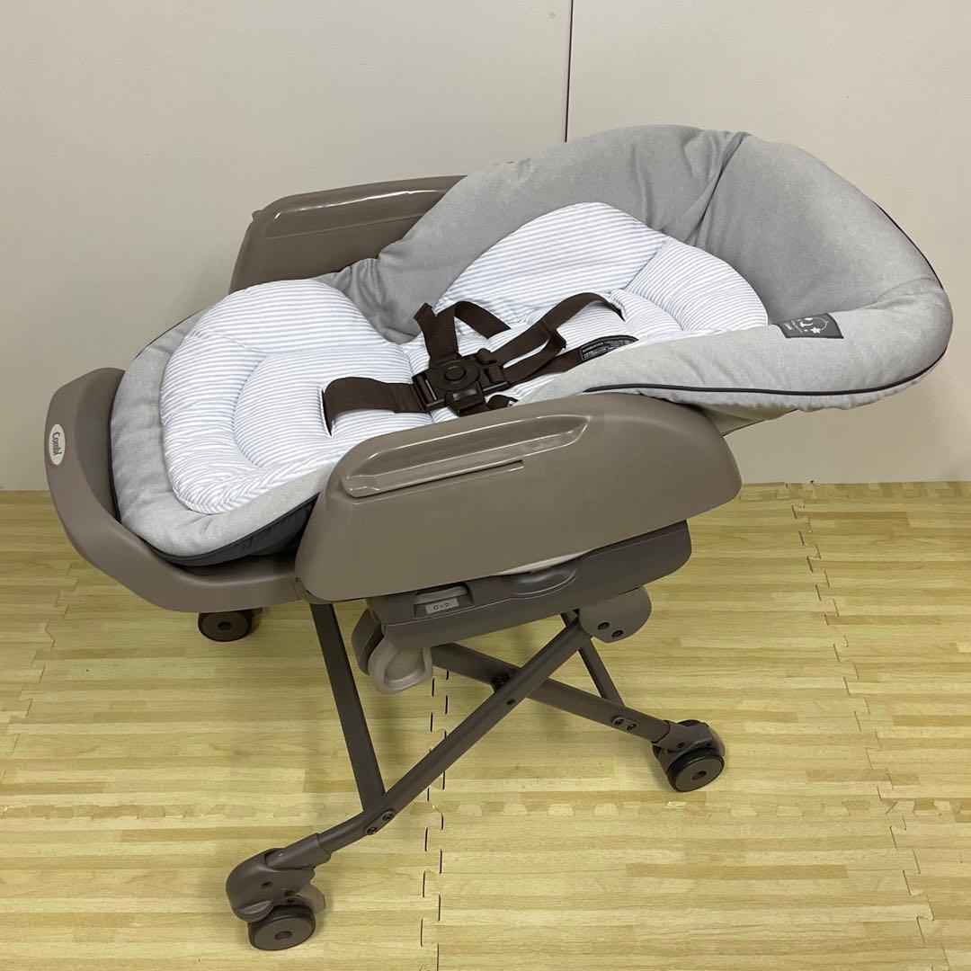 美品！コンビ ハイ＆ロー スウィングラック ネムリラ ヒッコリーグレー