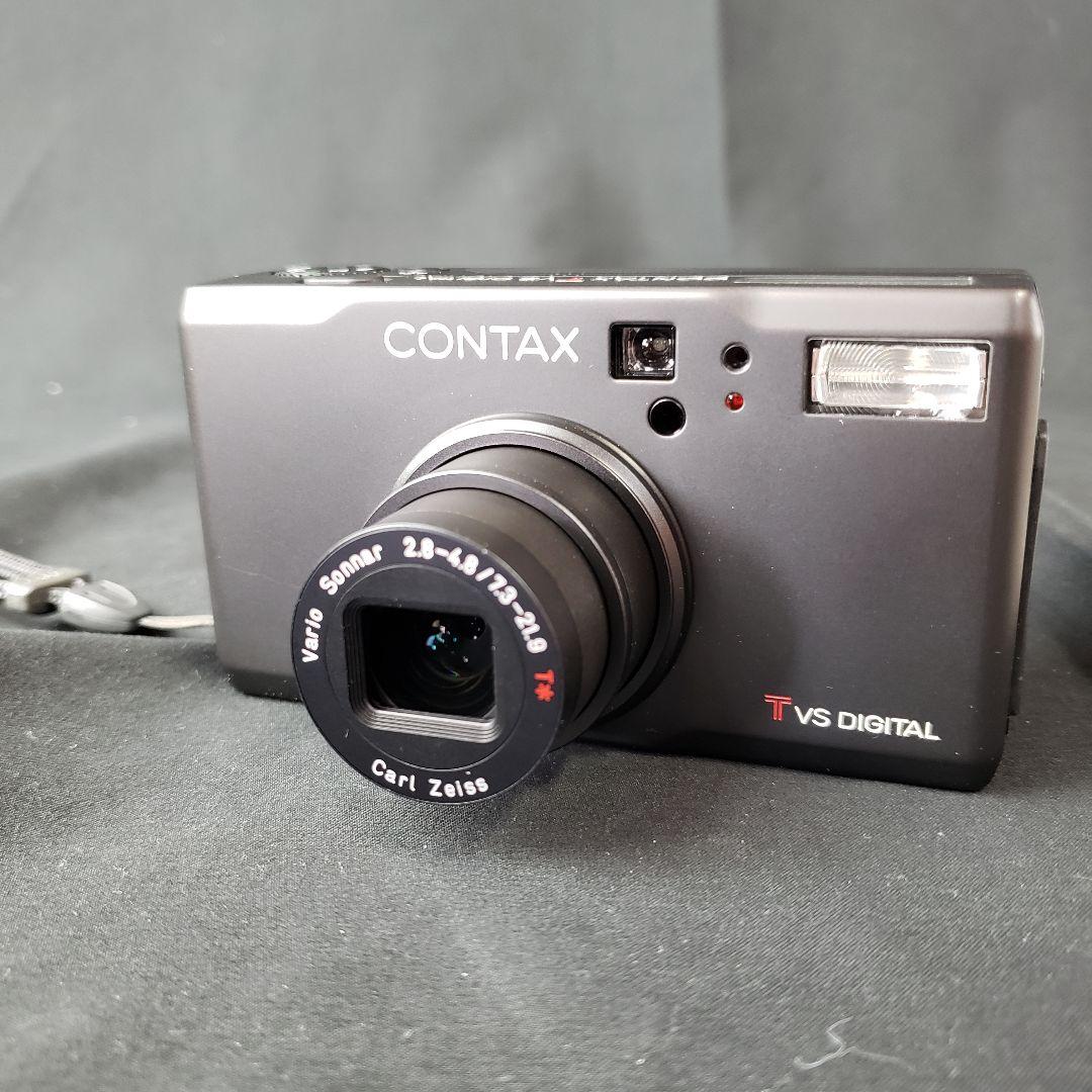 ①CONTAX TVS DIGITAL チタンブラック コンタックス デジカメ